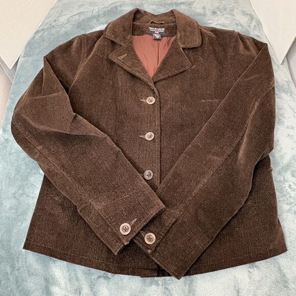 Vintage Polo Jeans Co Ralph Lauren Women’s Corduroy Blazer Size 10 Old Money 90s - Picture 7 of 11